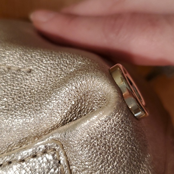 Jimmy Choo Metallic Silver Satchel - Picture 11 of 16